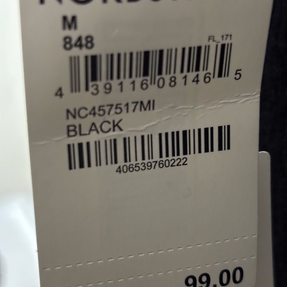 *New with tag* Nordstrom Women's Black mock neck black Sweater with side Fringe - Picture 13 of 14
